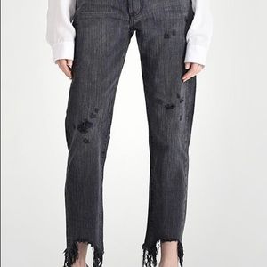 One Teaspoon Volcanic Awesome Baggies High Waisted Straight Leg Jeans